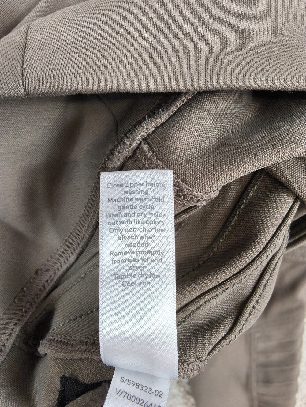 Athleta Leggings Womens Size Medium Delancey Moto Tight Pants Zip Ankle Stretch - Picture 5 of 5